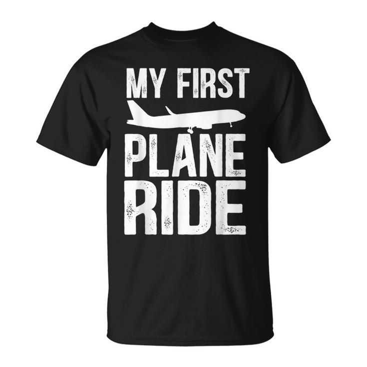 My First Plane Ride My 1St Flight Airplane  V3 Unisex T-Shirt