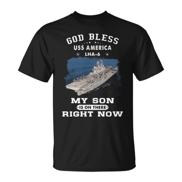 My Son Is On Uss America Lha  Unisex T-Shirt