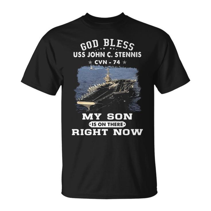 My Son Is On Uss John C Stennis Cvn 74 Cvn Unisex T-Shirt