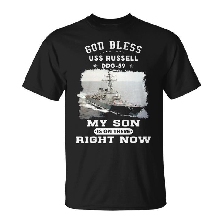 My Son Is On Uss Russell Ddg  Unisex T-Shirt