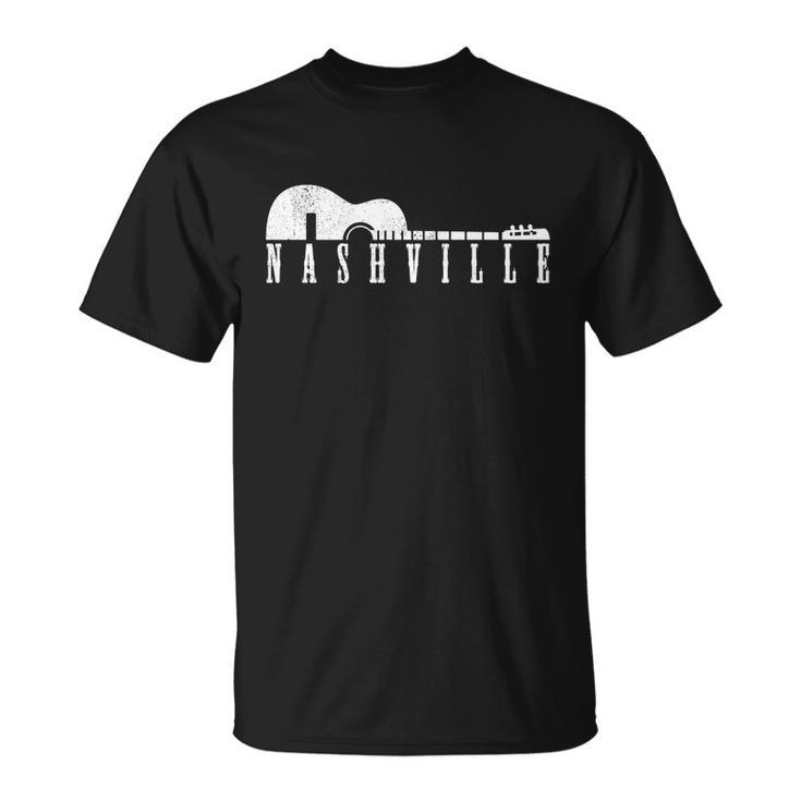 Nashville Tennessee Country Music City Guitar Gift Cute Gift Unisex T-Shirt