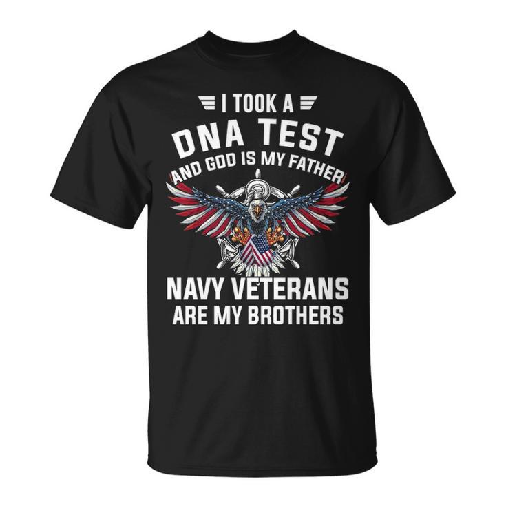 Navy I Took Dna Test Unisex T-Shirt