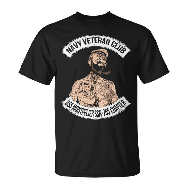 Navy Uss Montpelier Ssn Unisex T-Shirt