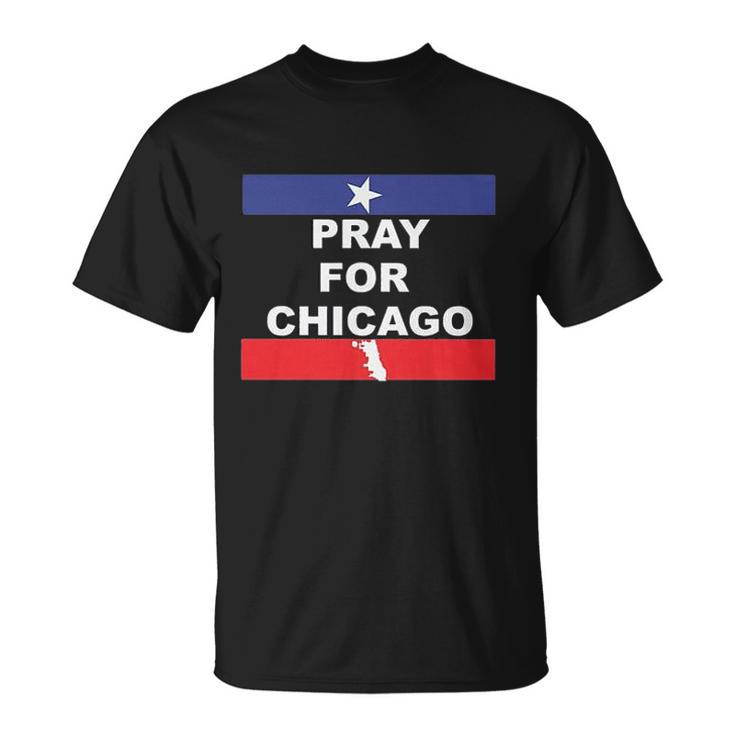 Nice Pray For Chicago Chicao Shooting Unisex T-Shirt