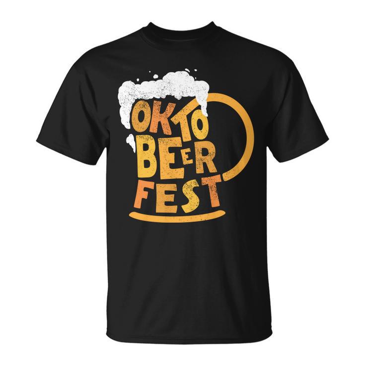 Oktoberfest Beer Fest Logo Unisex T-Shirt