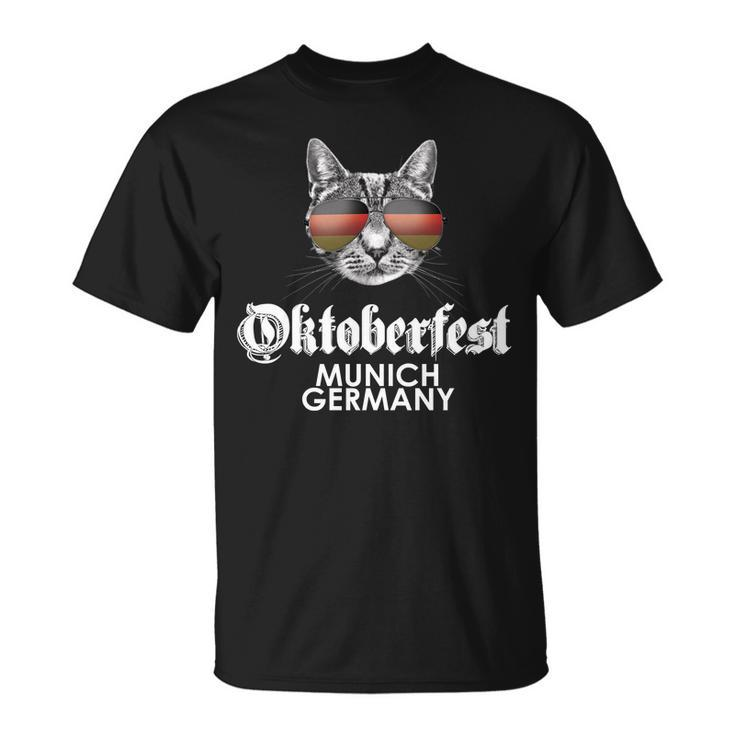 Oktoberfest Cat Munich Germany Unisex T-Shirt