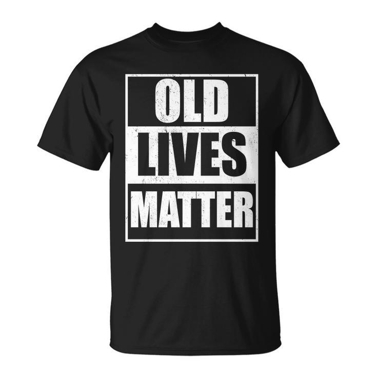 Old Lives Matter Distressed Logo Tshirt Unisex T-Shirt