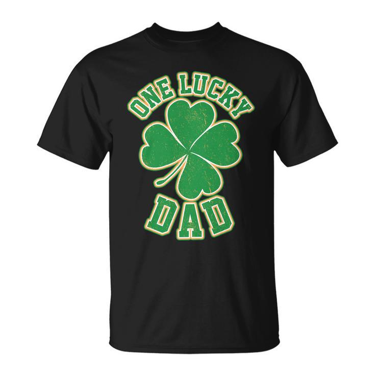 One Lucky Dad Tshirt V2 Unisex T-Shirt