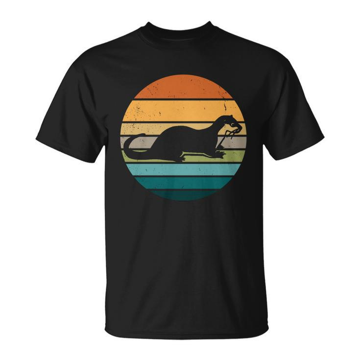 Otter Vintage Retro Logo Unisex T-Shirt