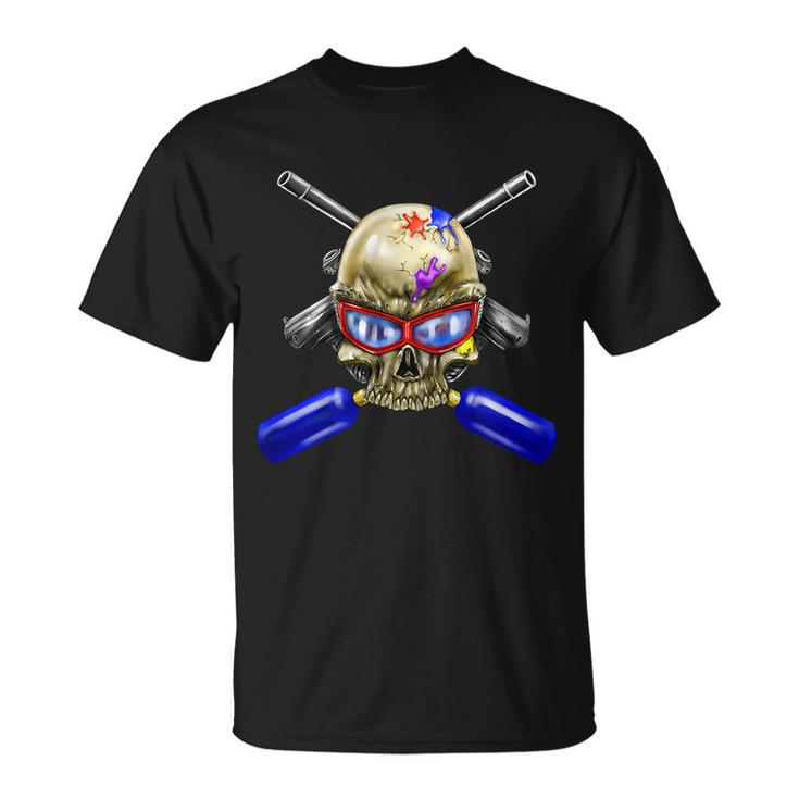 Paintball Skull Unisex T-Shirt