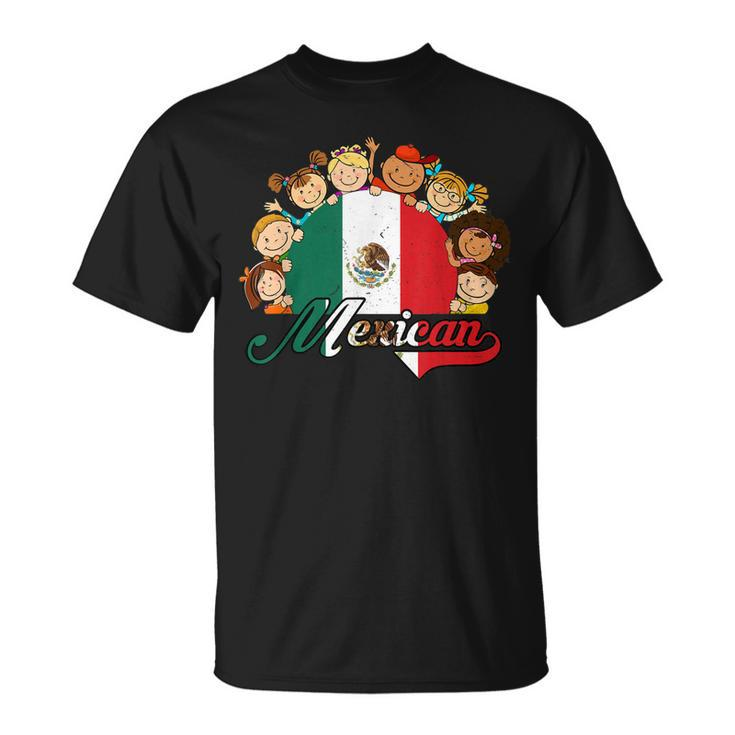 Hispanic Heritage Month Mexico Pride Mexican Flag T-shirt