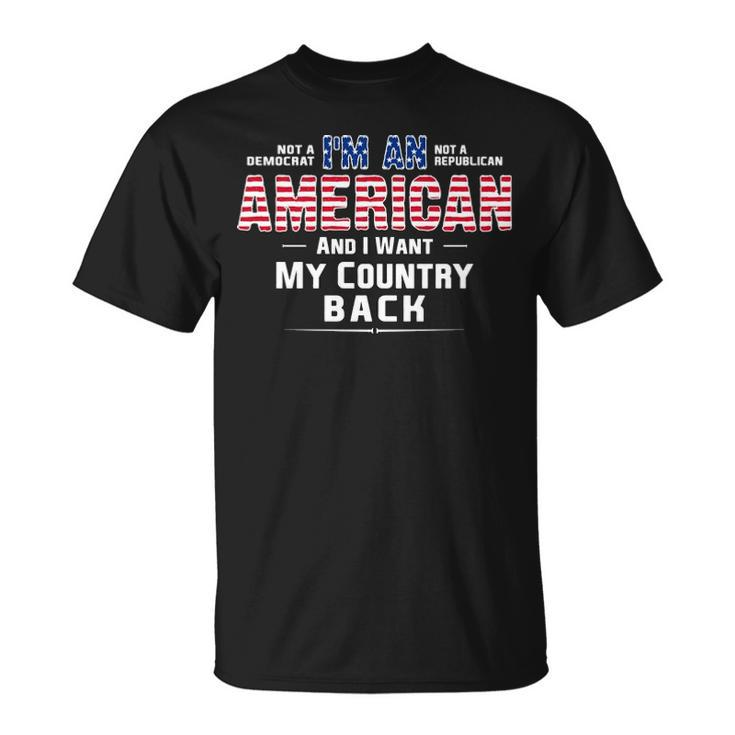 Patriot I Am An American Unisex T-Shirt