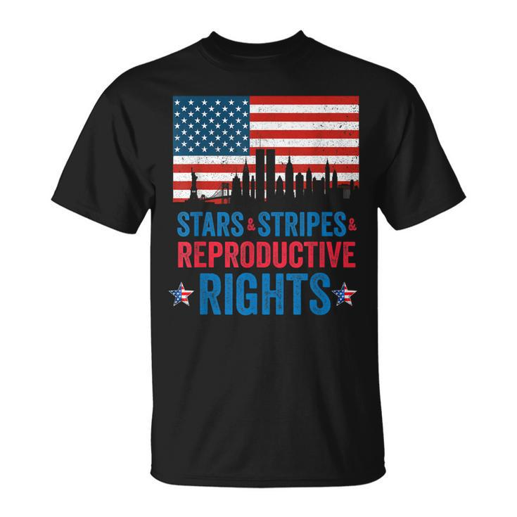 Patriotic 4Th Of July  Stars Stripes Reproductive Right  V4 Unisex T-Shirt