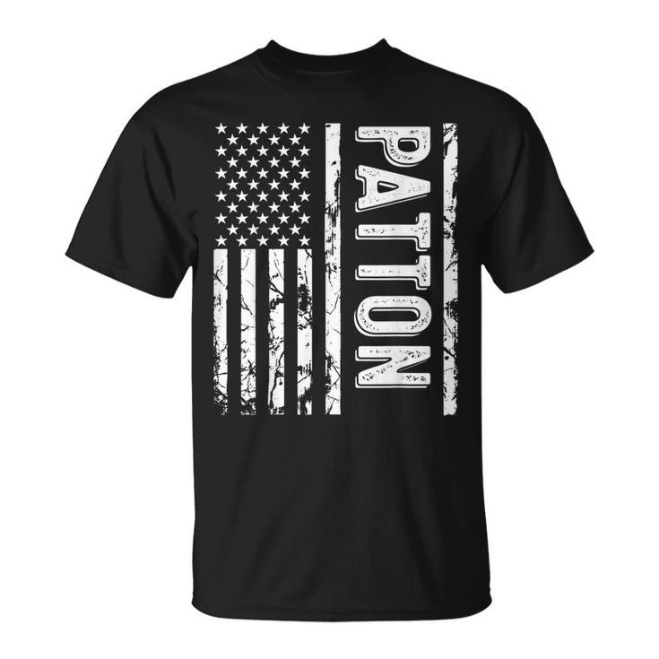 Patton Last Name Surname Team Patton Reunion T-shirt