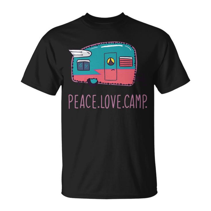 Peace Love Camp Tshirt Unisex T-Shirt