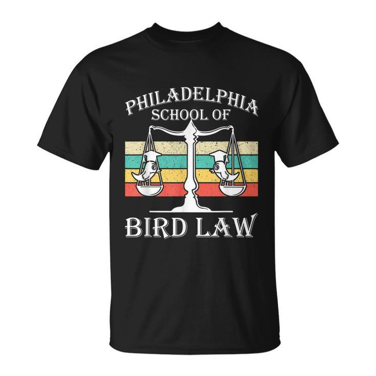 Philadelphia School Of Bird Law Vintage Bird Lover T-Shirt