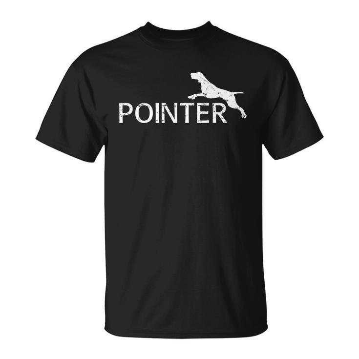 Pointer Dog Jumping Unisex T-Shirt