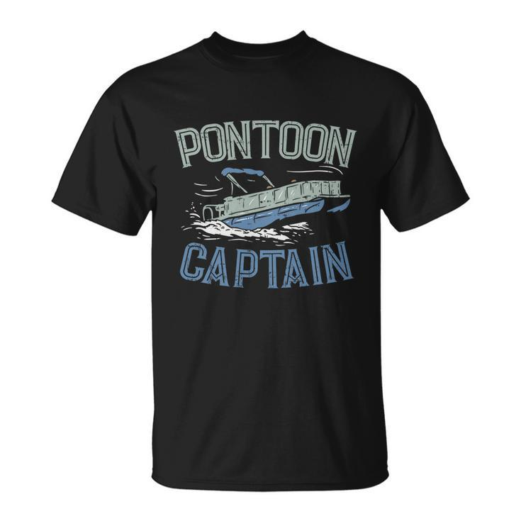 Pontoon Captain Shirt Whos The Captain Of This Ship Unisex T-Shirt