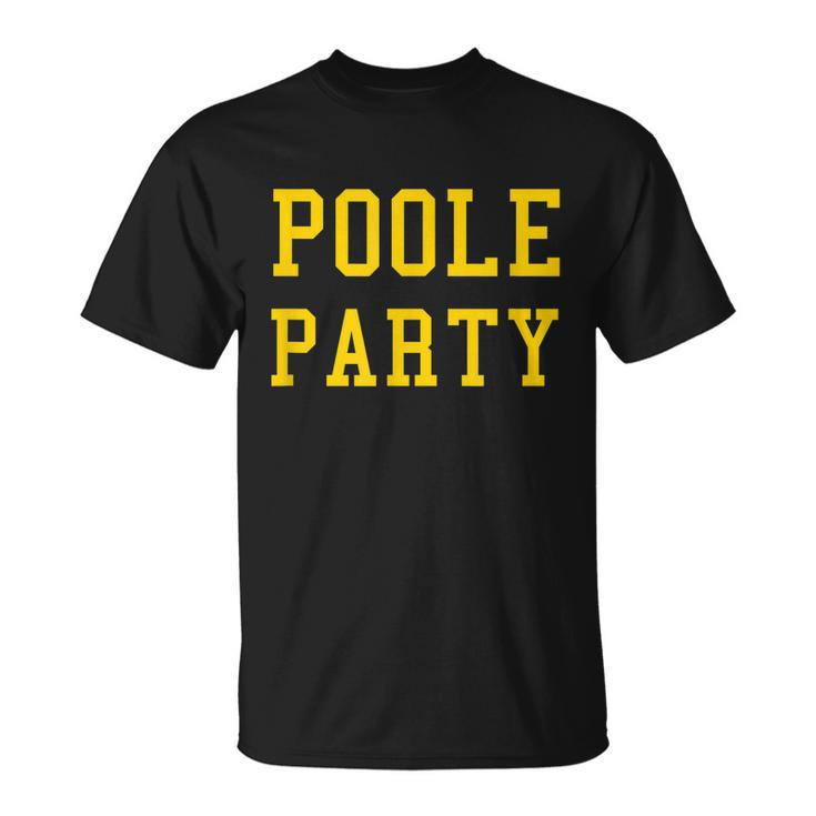Poole Party Michigan T-shirt