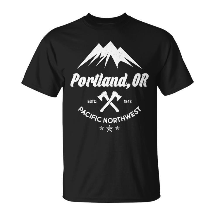 Portland Oregon Estd1843 Pacific Northwest Tshirt Unisex T-Shirt