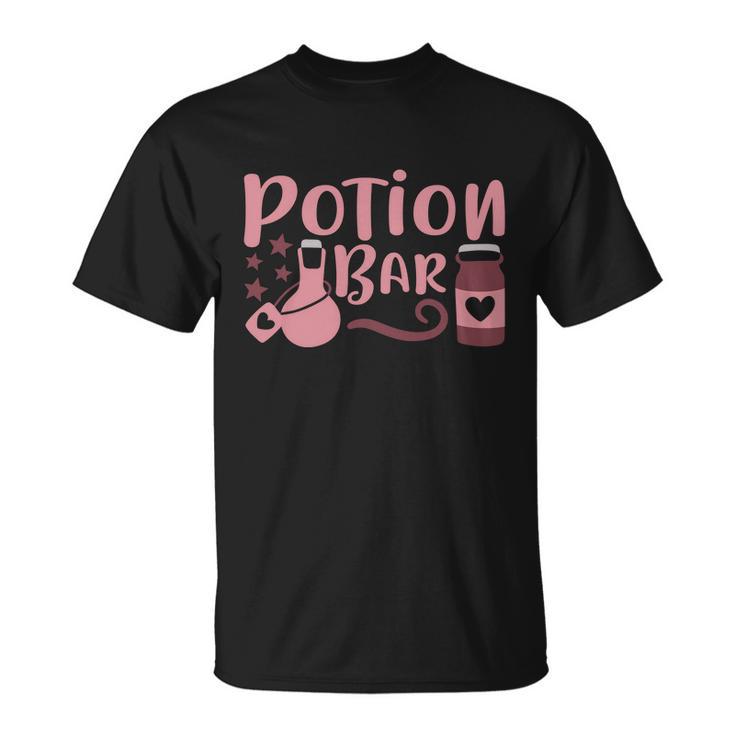 Potion Bar Funny Halloween Quote Unisex T-Shirt