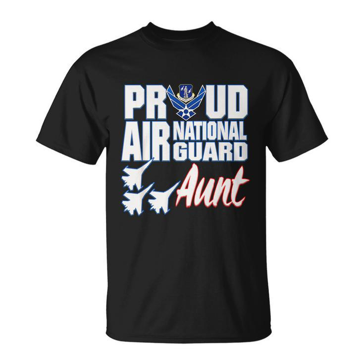 Proud Air National Guard Aunt Usa Military Women Unisex T-Shirt