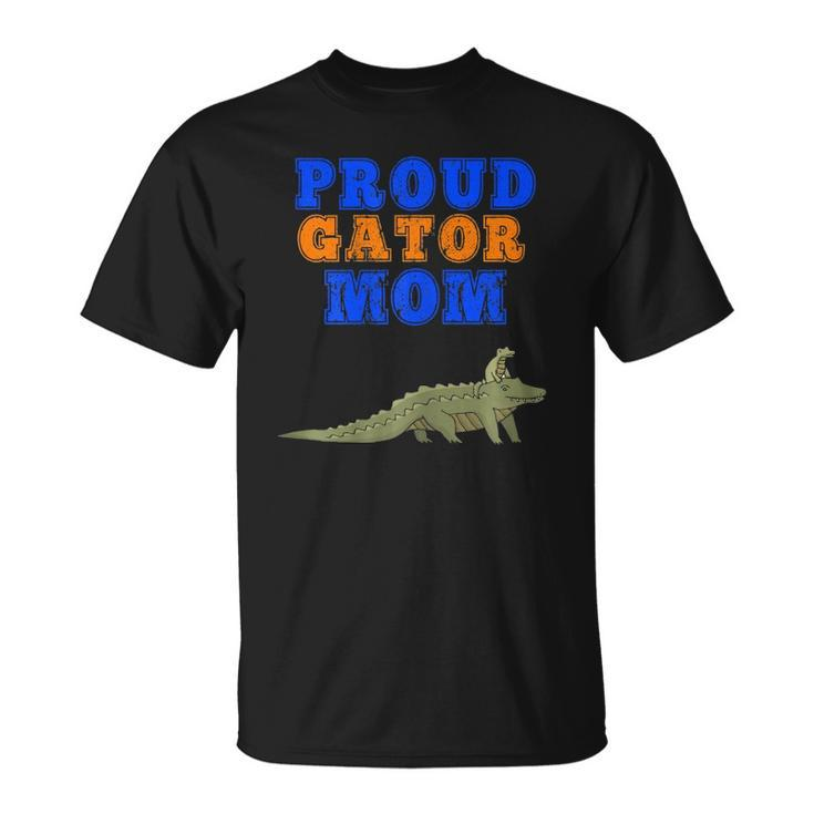 Proud Gator Mom Cute Mother Gator For Parents T-shirt