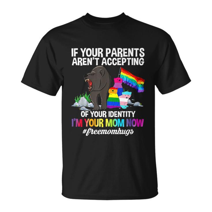 Proud Mama Bear Lgbt Gay Pride Lgbtq Free Mom Hugs T-shirt