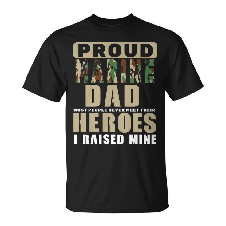 Proud Marine Dad Tshirt Unisex T-Shirt