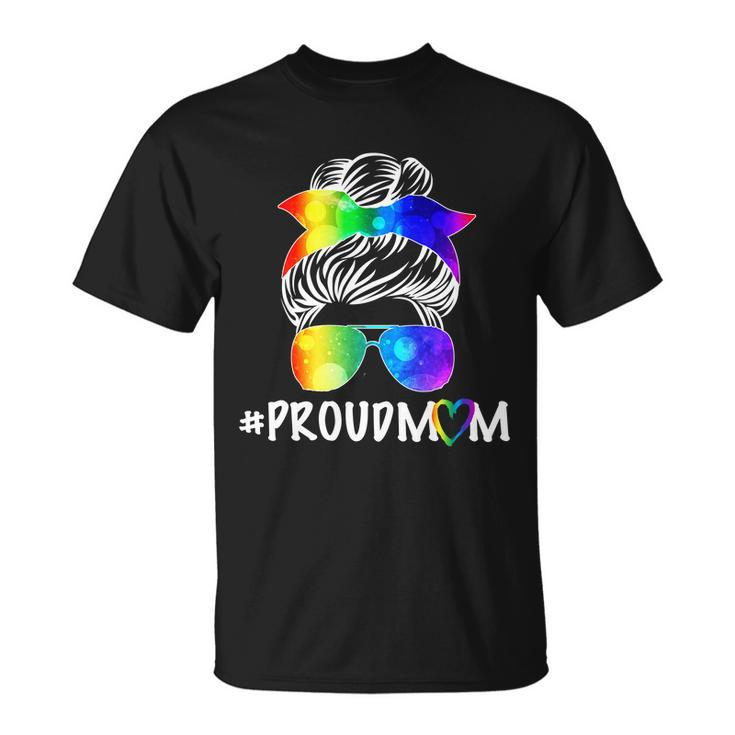 Proud Mom Lgbt Rainbow Pride Tshirt Unisex T-Shirt
