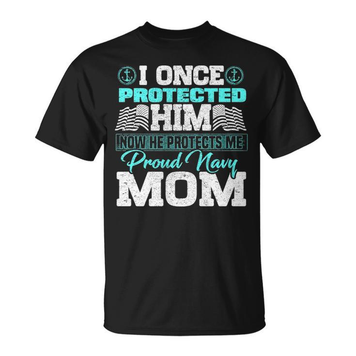 Proud Navy Mom V3 Unisex T-Shirt