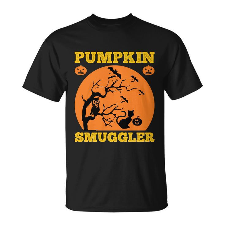 Pumpkin Smuggler Funny Halloween Quote Unisex T-Shirt