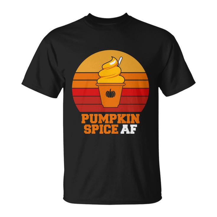 Pumpkin Spice Af Halloween Quote Unisex T-Shirt