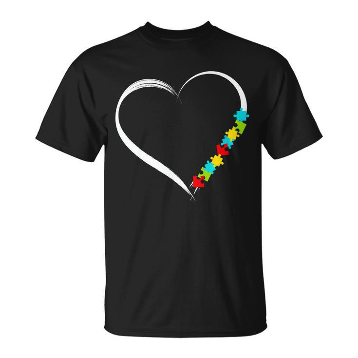 Puzzle Of Love Autism Awareness Tshirt Unisex T-Shirt
