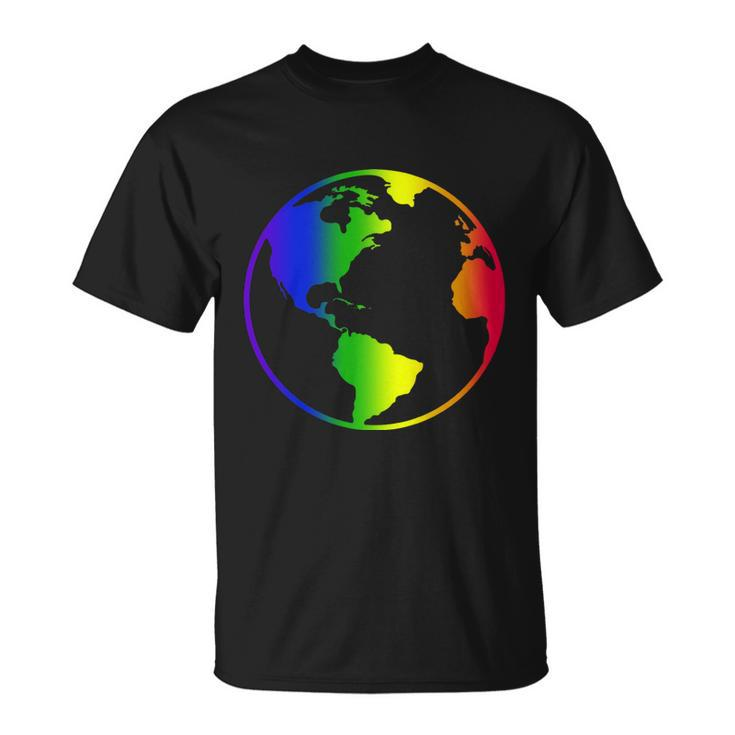 Rainbow Earth Rainbow Mother Earth T-Shirt