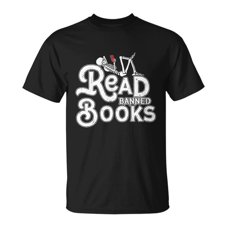 I Read Banned Books Shirt Reading Bookworm T-shirt