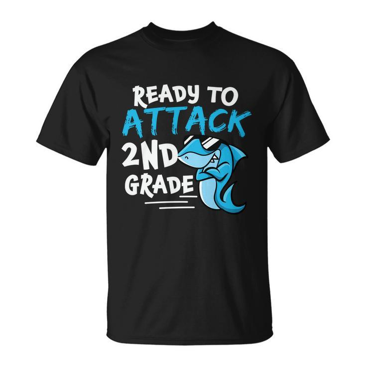 Ready To Attack 2Nd Grade Back To School First Day Of School Unisex T-Shirt