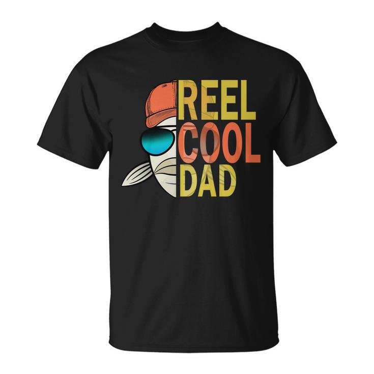 Reel Cool Fishing Dad Funny Tshirt Unisex T-Shirt