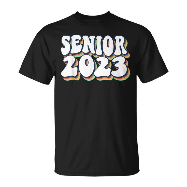 Retro Senior 2023 Back To School Class Of 2023 Graduation T-shirt