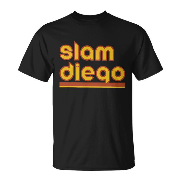 Retro Slam Diego Baseball San Fan Tshirt Unisex T-Shirt