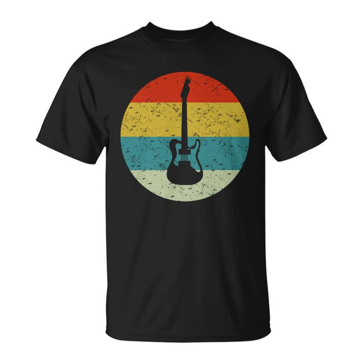 Retro Vintage Bas Guitar Unisex T-Shirt
