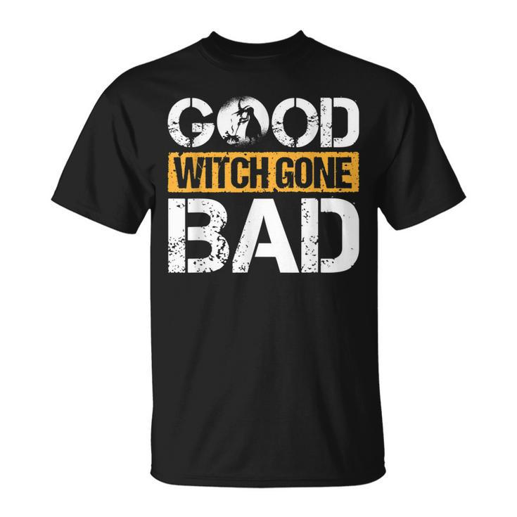 Retro Vintage Halloween Costume Good Witch Gone Bad  Unisex T-Shirt