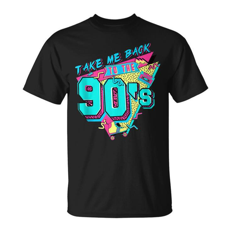 Retro Vintage Music Tape 90S Take Me Back To The 90S T-shirt