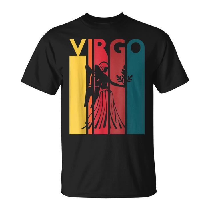 Retro Virgo Zodiac Sign August September Birthday T-shirt