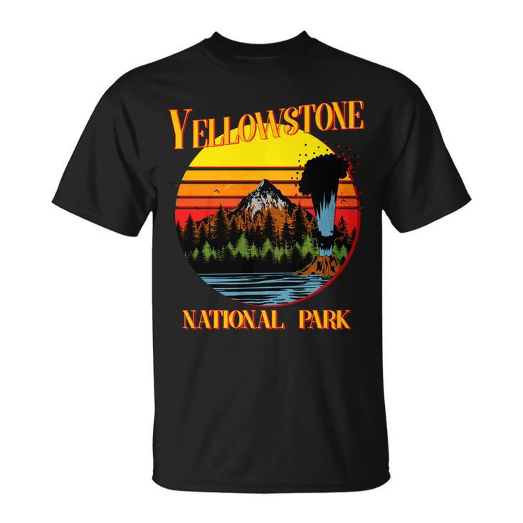 Retro Yellowstone National Park Tshirt Unisex T-Shirt