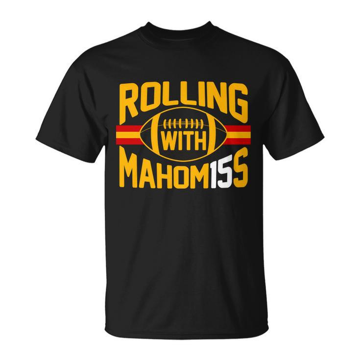 Rolling With Mahomes Kc Football Unisex T-Shirt