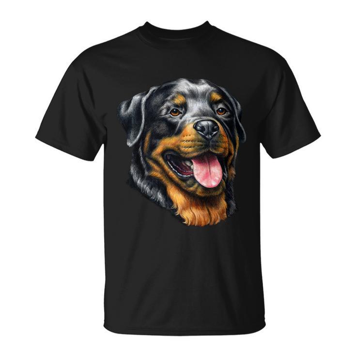 Rottweiler Face Unisex T-Shirt