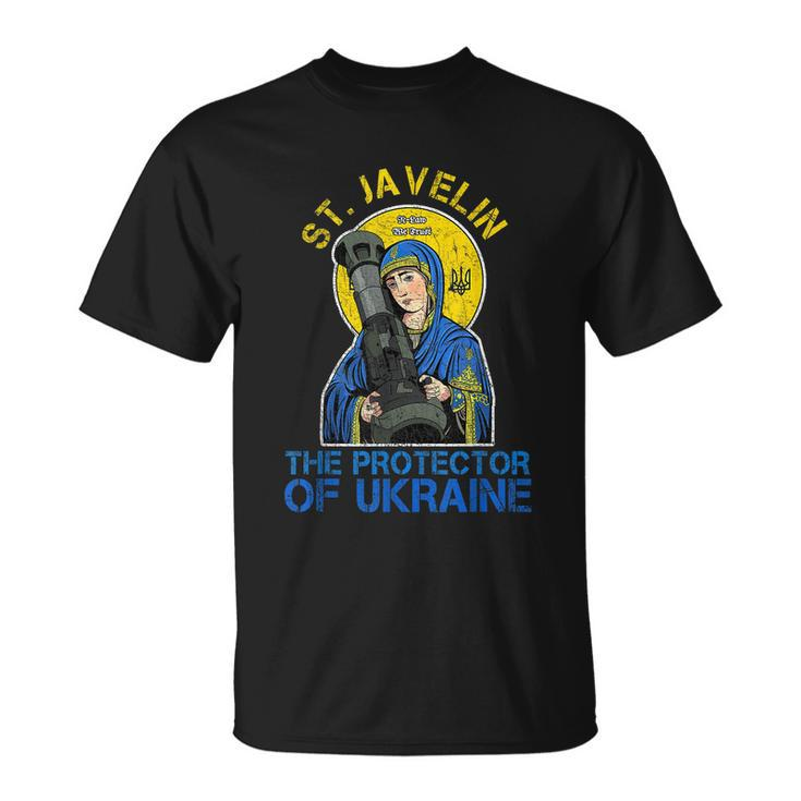 Saint Javelin The Protector Of Ukraine Tshirt Unisex T-Shirt