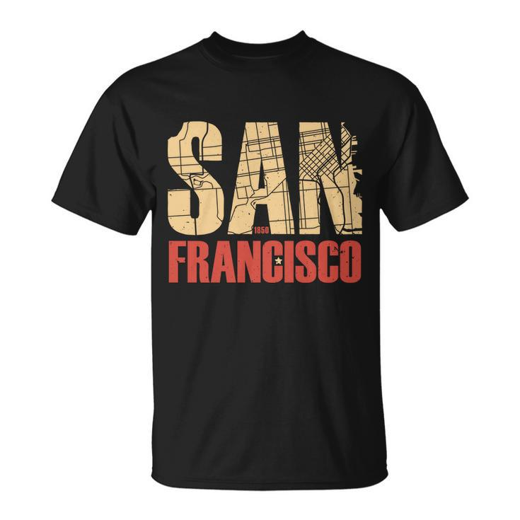 San Francisco Vintage Emblem Unisex T-Shirt