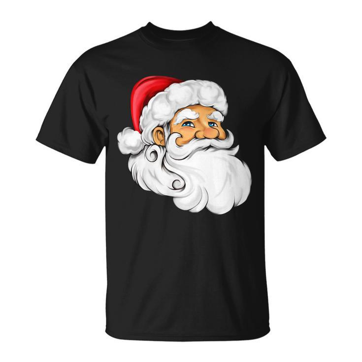 Santa Claus Head Tshirt Unisex T-Shirt
